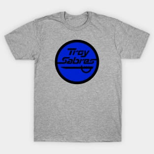 Defunct Troy Sabres Hockey 1987 T-Shirt